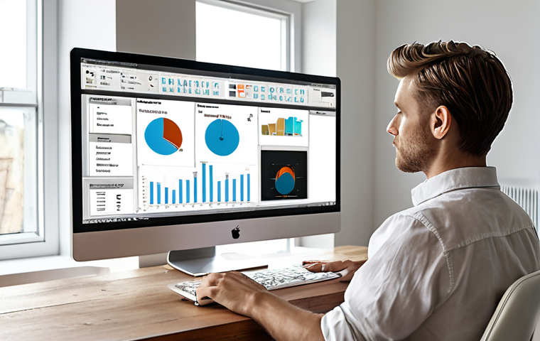 **

A person in a modern, minimalist home office, bathed in natural light, intensely focused on a financial report on their computer screen. Instrumental music is subtly implied. No distractions are visible. Emphasize focus and serenity. The style should be clean and professional, like a stock photo promoting productivity, perhaps with a touch of Scandinavian design.

**